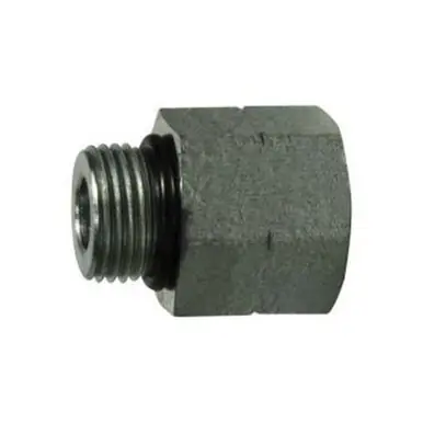 Midland Industries 6410O812 - Reducer/Expander, 3/4" Male ORB x 1-1/16" Female ORB, Steel