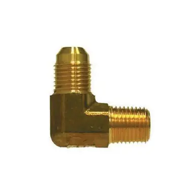 Midland Industries 28780F - 90° Elbow, 7/8" 37° Male JIC Flared x 1/2" NPT(M), Brass