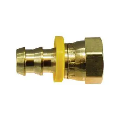 Midland Industries 30231 - Adapter, 1/4" Push-On Hose Barbed x 5/16" Female SAE 45 deg/37° JIC