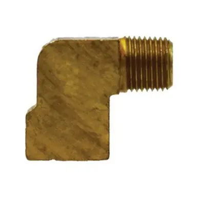 Midland Industries 16130 - Elbow, 1/4" Threaded Sleeve x 1/8" MIP, Brass