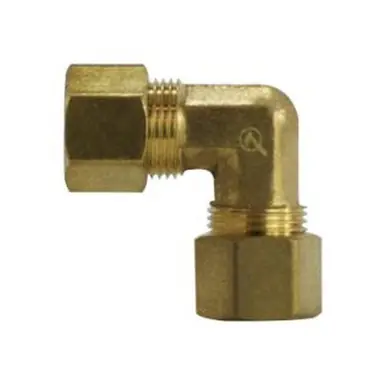 Midland Industries LF265X6 - Union Elbow, 3/8" Compression x 3/8" Compression, Brass