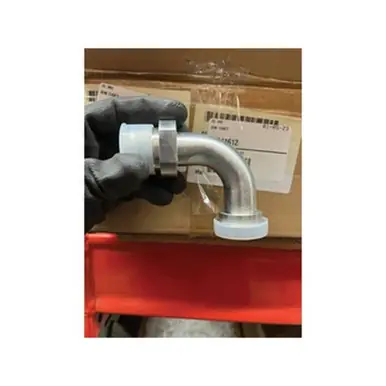 Midland Industries 17042424 - 90° Elbow, 1-1/2" JIC x 1-1/2" Code 61 Flange, Steel