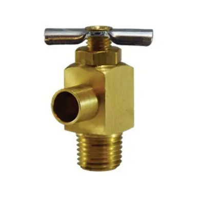 Midland Industries 46089 - Bibb Needle Valve, 3/8 x 1/4" Nominal, Compression x MPT, 150 psi