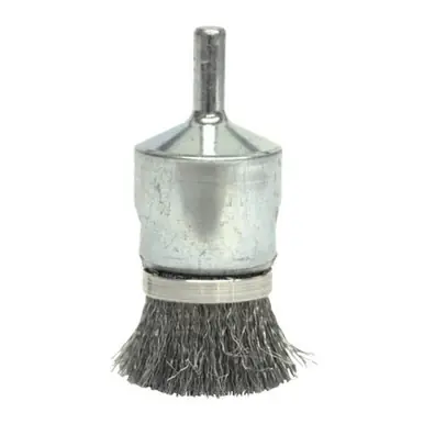 WEILER 11113 Banded Crimped Wire End Brushes Stainless 20000RPM 3/4" x 0.0104"