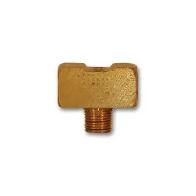 Midland Industries 23600X6 - Branch Tee, 3/8" FPT x 3/8" FPT x 3/8" MPT, Brass