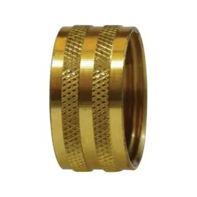Midland Industries 707407-12 - Knurled Nut, 3/4" FGH, Brass