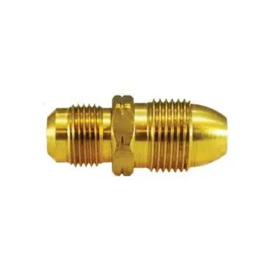 Midland Industries 34051 - Adapter, 0.88-14 LH POL x 5/8" Flared, Brass