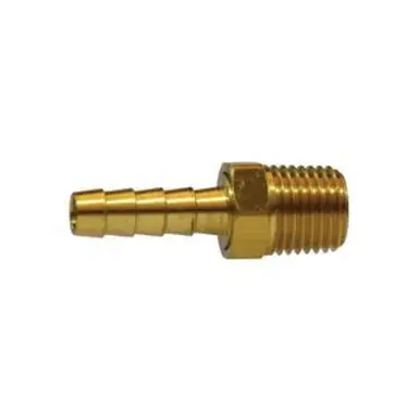 Midland Industries 32202 - Swivel Adapter, 3/8" Hose x 3/8" Male BSPT, Brass