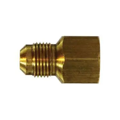 Midland Industries 10236 - Adapter, 3/8" Male Flared x 3/8" NPT(F)F, Brass