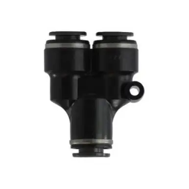 Midland Industries 620553C - Union Wye, 1/4" Push" Tube x 1/4" Push" Tube x 1/4" Push" Tube,