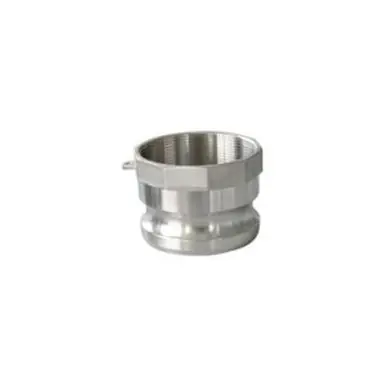Midland Industries 63912 - Cam & Groove Adapter, 1" Type A x 1" NPT(F), Stainless Steel