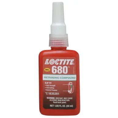 LOCTITE 1835201 680 Retaining Compound, 50ml Bottle, Green, 4,000psi