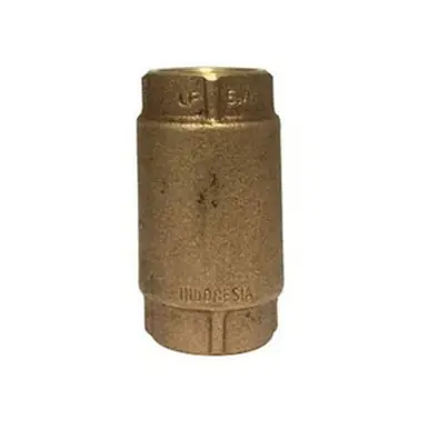 Midland Industries 944435LF - Check Valve, 2" Nominal, FIP x FIP, Brass Body, Import