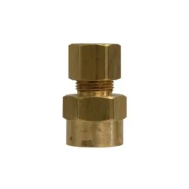 Midland Industries 18162L - Light Pattern Adapter, 5/8" Compression x 1/2" NPT(F)F, Brass