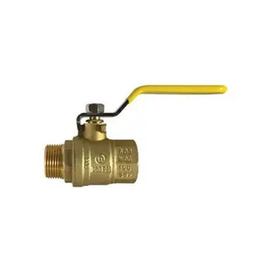 Midland Industries 948170LF - Ball Valve, 1/4" Nominal, MIP x FIP, 600 psi WOG Pressure, -20 to 248°