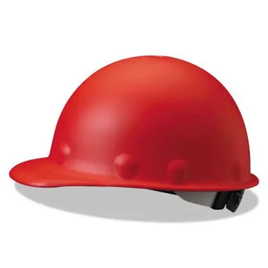 Honeywell P2AQRW15A000 P2 Series Roughneck Hard Cap, SuperEight Ratchet w/ Quick-Lok, Red