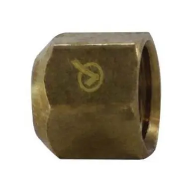 Midland Industries 704040-08 - Cap, 1/2" 45° Female Flared, Brass