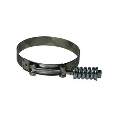 Midland Industries 844313 - Spring Loaded T-Bolt Hose Clamp, 3.13 in Min. Clamp Dia., 300 Stainless