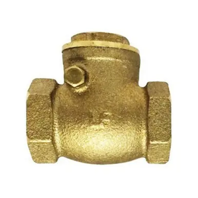 Midland Industries 940353LF - Swing Check Valve, 3/4" Nominal, FIP x FIP, Brass Body, Import