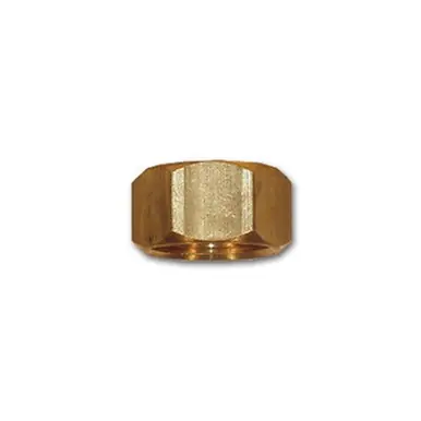Midland Industries LFGHNK - Knurled Nut, 3/4" FGH, Brass