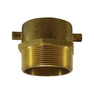 Midland Industries 444112 - Swivel Adapter w/ Lug, 2-1/2" MNST x 2-1/2" NPT(M), Brass