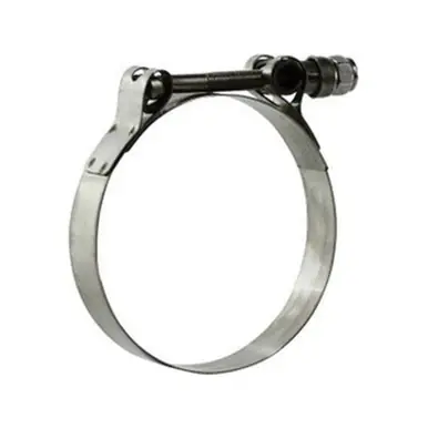 Midland Industries 840131 - T-Bolt Hose Clamp, 1-15/32" Nominal, 1-5/32" Min. Clamp Dia., Stainless