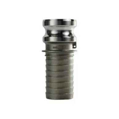 Midland Industries CGE-800-SS1 - Cam & Groove Adapter, 8" Type E x 8" Hose Shank, 316SS