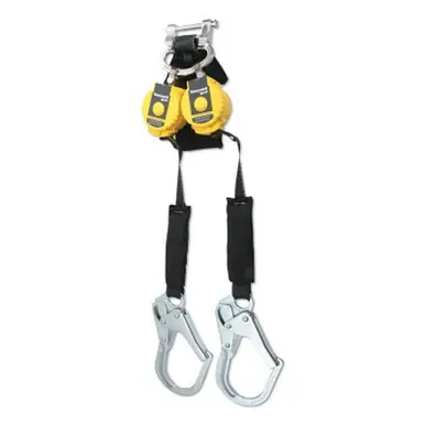 Honeywell MFLAF-4/6FT TurboLite Flash Personal Fall Limiter, 420 lb, 6 ft, Quick-Connect, Steel