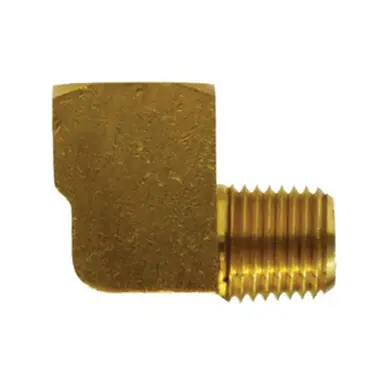 Midland Industries 28158S - 90° Street Elbow, 3/8" MIP x 3/8" FIP, Brass
