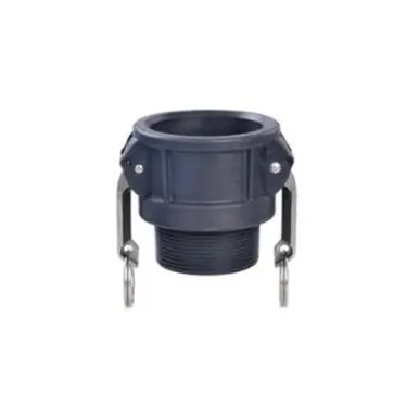 Midland Industries 35925 - Cam & Groove Coupler, 2" Type B x 2" NPT(M), Polypropylene