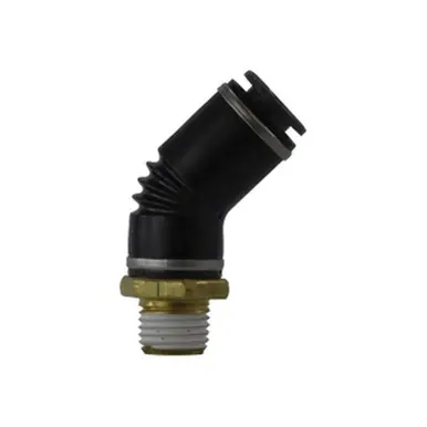 Midland Industries 540802SC - 45° Elbow, 1/2" Push-In x 1/8" MIP, Composite