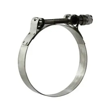 Midland Industries 840650 - T-Bolt Hose Clamp, 6-9/16" Nominal, 6-9/32" Min. Clamp Dia., Stainless