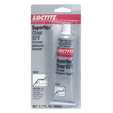 LOCTITE 160809 Superflex RTV, Silicone Adhesive Sealants, 80ml Tube, Clear