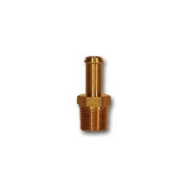 Midland Industries 29SB-66 - Single Barb Connector, 3/8" Hose x 3/8" MPT, Brass