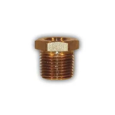 Midland Industries 23228X2 - Hex Bushing, 1/2" MPT x 1/8" FPT, 1" Brass