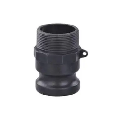 Midland Industries 35963 - Cam & Groove Adapter, 1-1/4" Type F x 1-1/4" NPT(M), Polypropylene