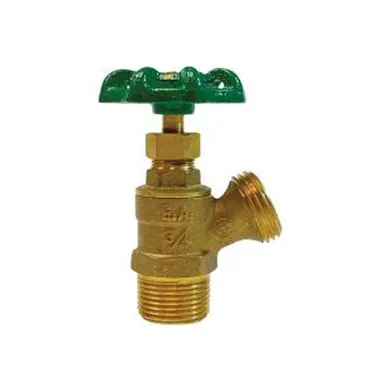 Midland Industries 942134LF - Angle Hose Boiler Drain Valve, 1/2 x 3/4" Nominal Pipe, MIP Connection