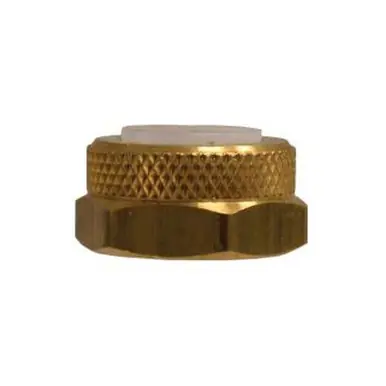 Midland Industries 20214 - Hex Nut & Sleeve Assembly, 1/2" Flareless, Brass