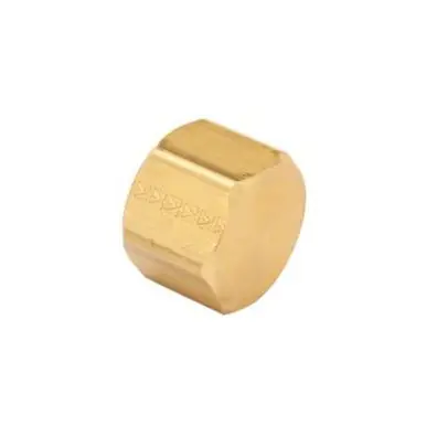 Midland Industries LF108-2 - Barstock Cap, 1/8" FPT, 0.47", Brass