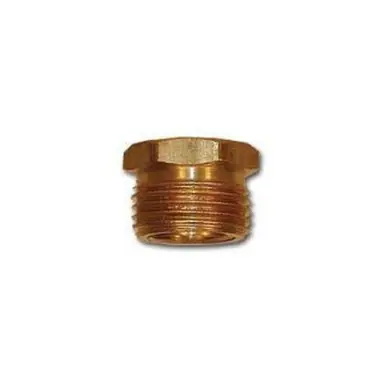 Midland Industries 81GH - Rigid Adapter, 3/4" MGH x 3/4" FIP, Brass