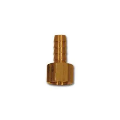 Midland Industries 29FS-22 - Ball End Swivel Connector, 1/8" Hose x 1/8" NPSM, Brass