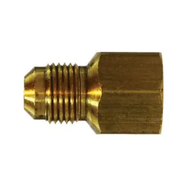 Midland Industries 46-44 - Light Pattern Adapter, 1/4" SAE 45° Male Flared x 1/4" FPT, Brass