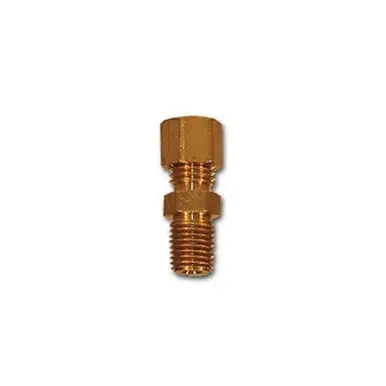 Midland Industries 282X2X1 - Split Sleeve Connector w/ Nut & Sleeve, 1/8" Tube OD x 1/16" MPT, Brass