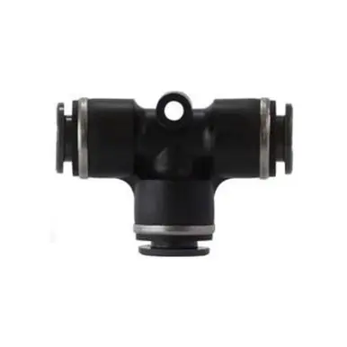 Midland Industries 640600C - Union Tee, 3/8" Push" Tube x 3/8" Push" Tube x 3/8" Push" Tube,