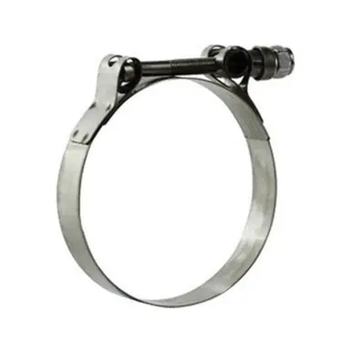 Midland Industries 840675 - T-Bolt Hose Clamp, 6-13/16" Nominal, 6-17/32" Min. Clamp Dia., Stainless