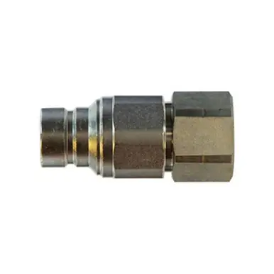 Midland Industries FF1M -FF Series Flat Flush Face Plug, 1" NPT(F), Steel