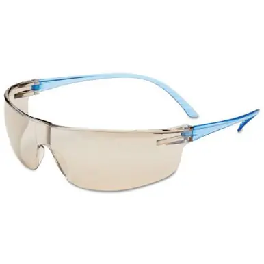 Honeywell SVP206 SVP 200 Series Eyewear, Blue Mirror Lens, Hard Coat, Blue Frame