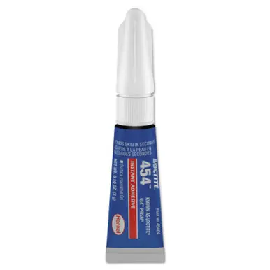 LOCTITE 233998 454 Prism Instant Adhesive Surface Insensitive Gel 3 g Tube Clear (10pk)