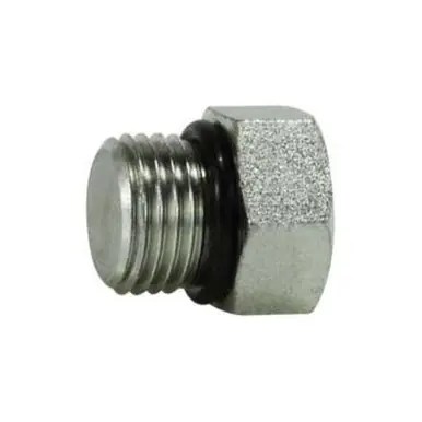 Midland Industries 6408O24 - Hex Head Plug, 1-7/8" Male ORB, Steel