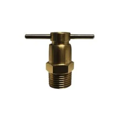 Midland Industries 46082 - Drain Cock, 3/8" Nominal Pipe, MIP, Brass Body